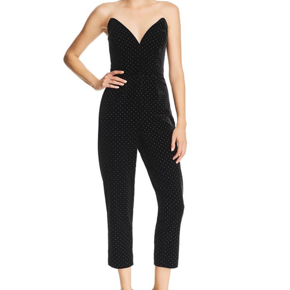 Amanda Uprichard Velvet Jumpsuit
